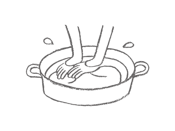 ドラム式洗濯機と全自動洗濯機の場合