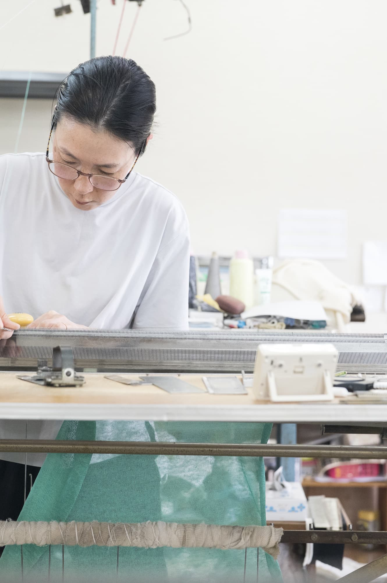 白田のカシミヤ手仕事