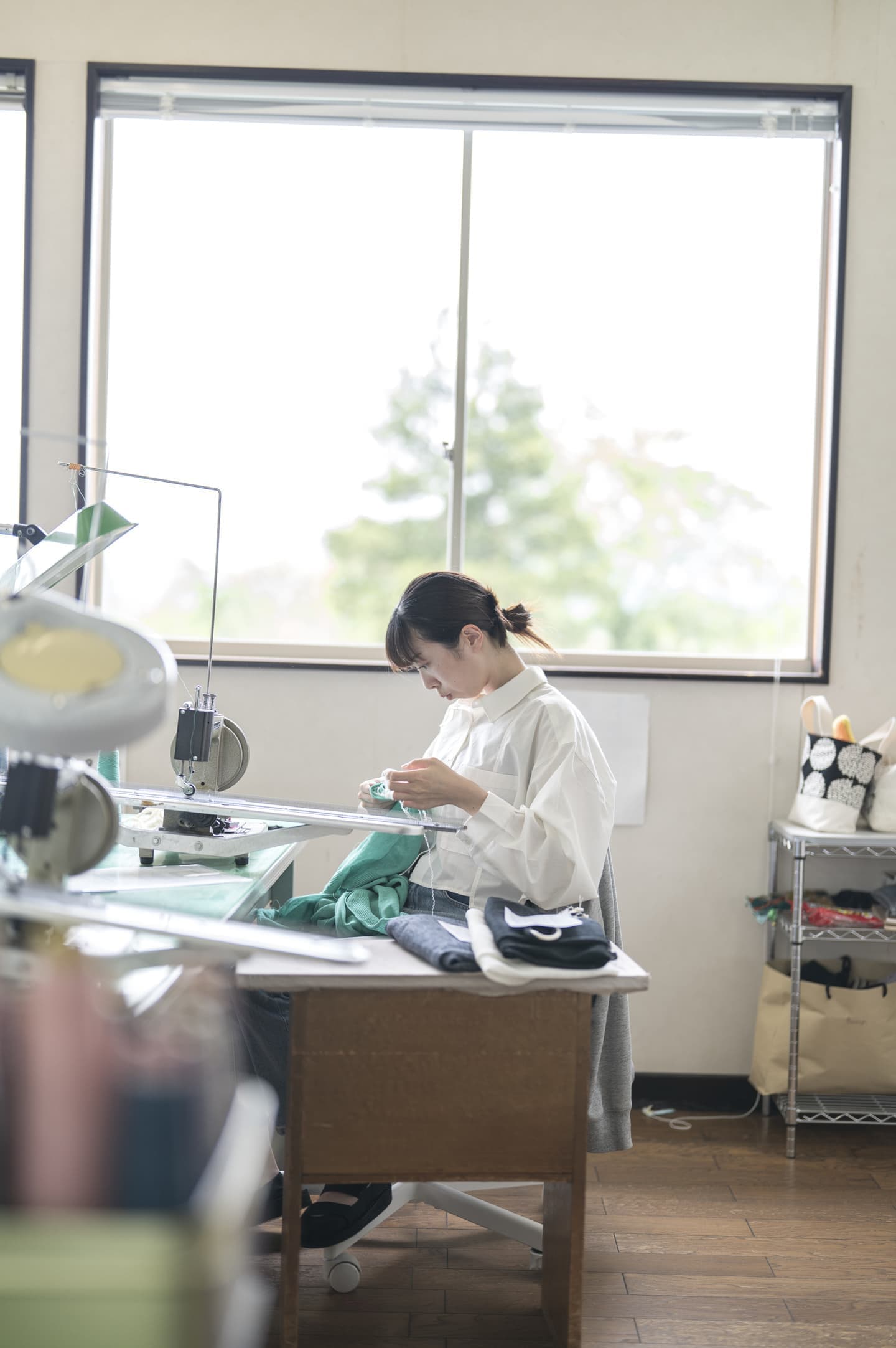 白田のカシミヤ手仕事